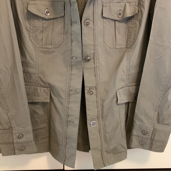 Tribal utility jacket. Sz L. Khaki. EUC. - Picture 6 of 10